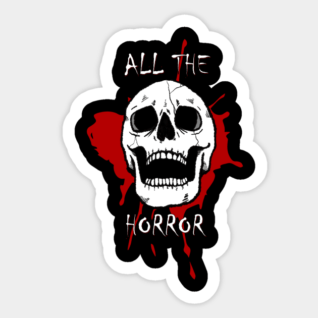 All The Horror Logo Sticker by All The Horror